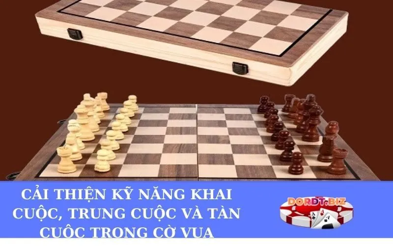 Cải Thiện Kỹ Năng Khai Cuộc, Trung Cuộc và Tàn Cuộc Trong Cờ Vua