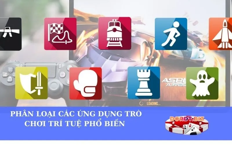 _Phân loại các ứng dụng trò chơi trí tuệ phổ biến